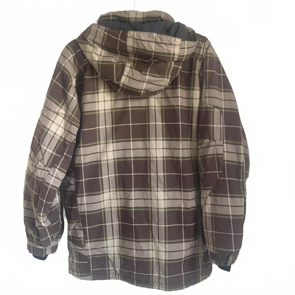 Orage | Boys‎ Brown Beige Green Heavy Winter Ski Coat Size 16 - Picture 2 of 9